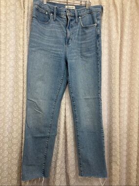 Madewell Light Blue Straight Leg Jeans